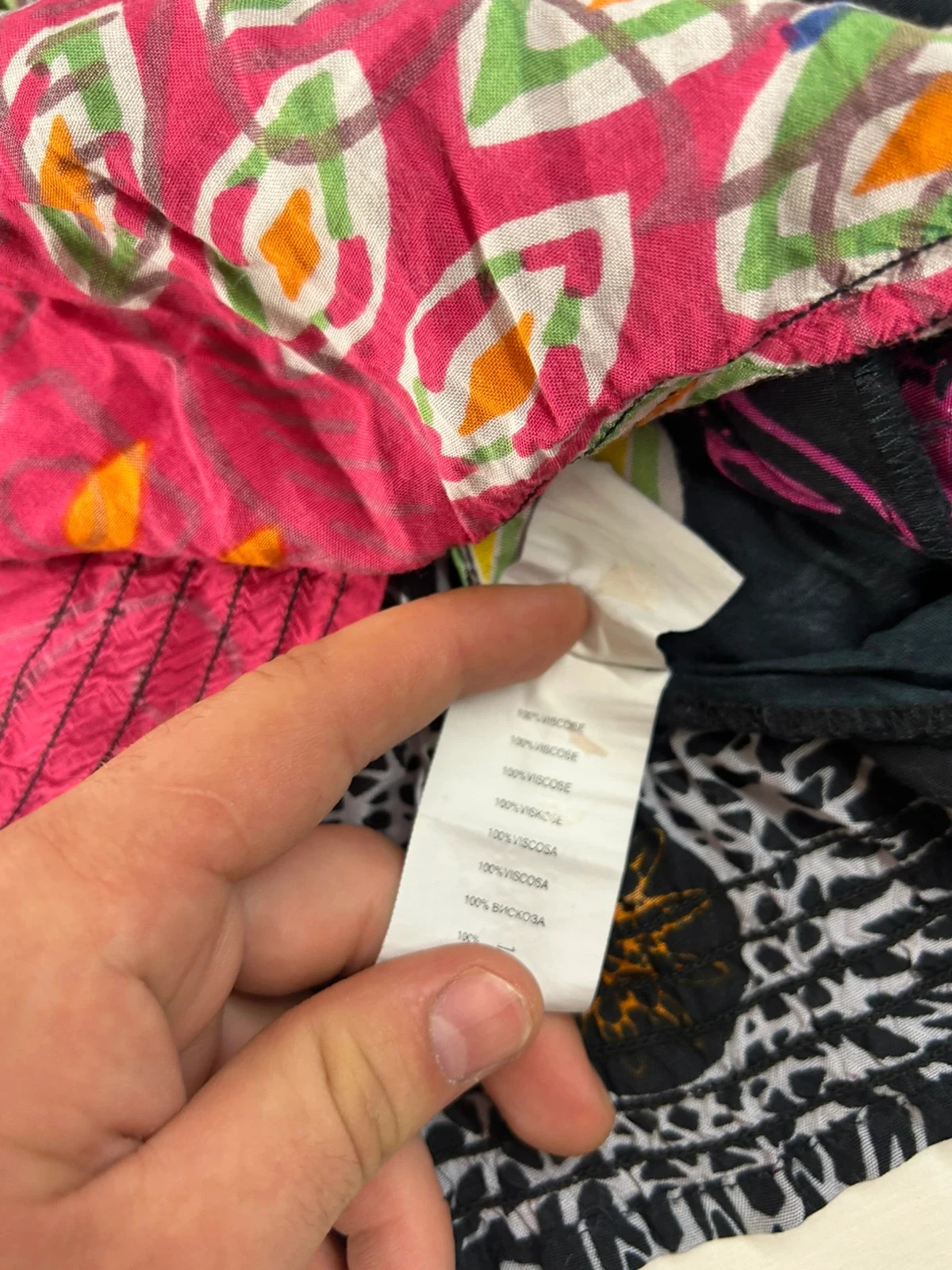 Desigual blouse met lange mouwen en multicolor vintage patroon – photo 10